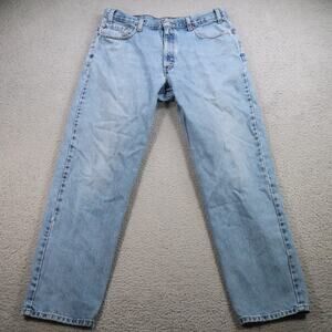 VINTAGE Levis Jeans Mens 36x32 Blue 550 Relaxed Fit Skater Hipster Denim Y2K